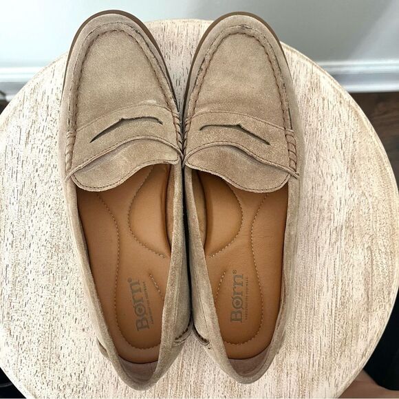 Born Light Brown Suede Loafers - Picture 12 of 12